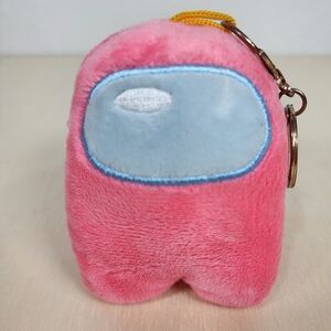 Pink Plush Keychain